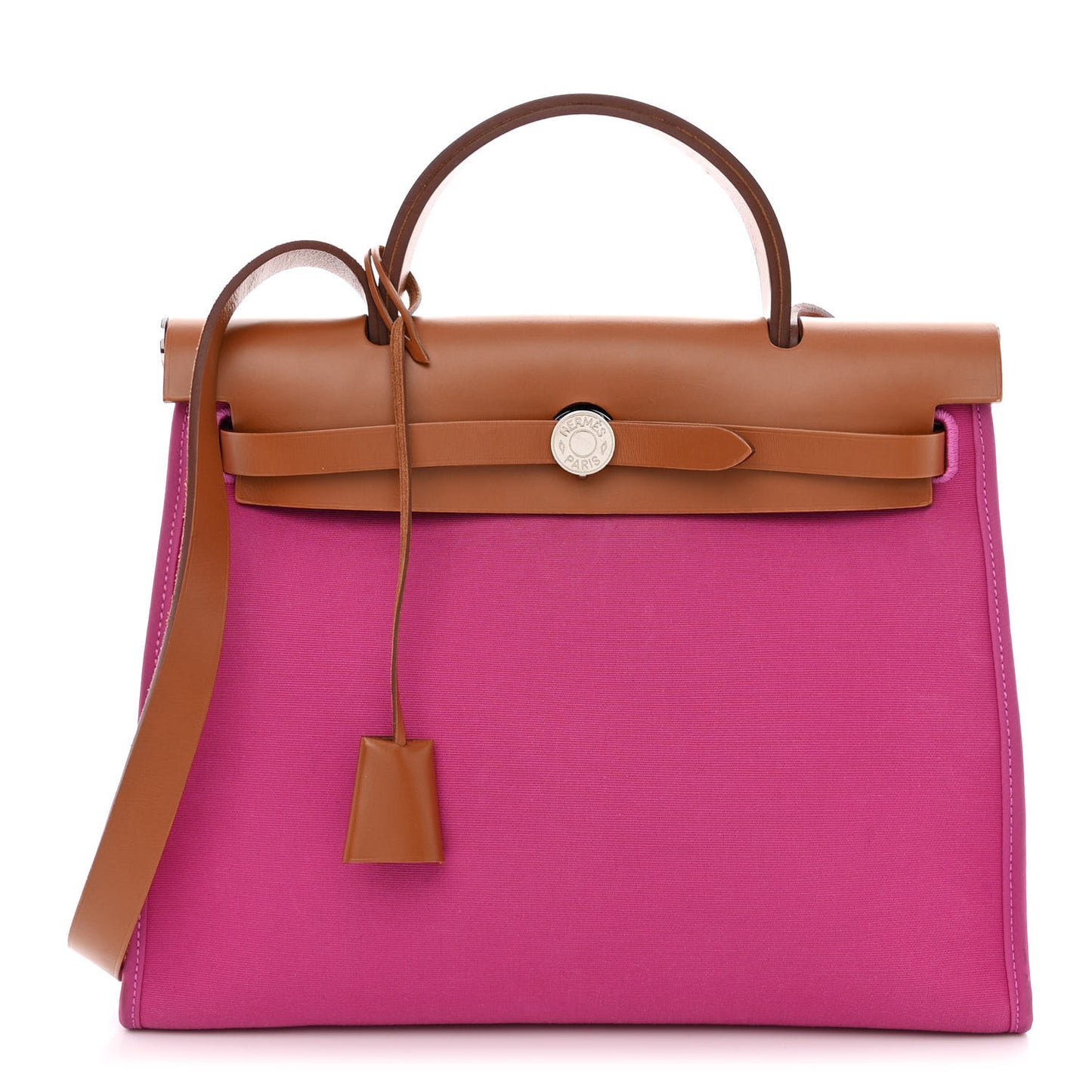 Toile Militaire Vache Hunter Herbag Zip 31 PM Rose Pourpre Fauve