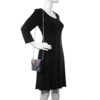 Louis Vuitton Epi LV Stories Pochette Felicie Black 2 of 11