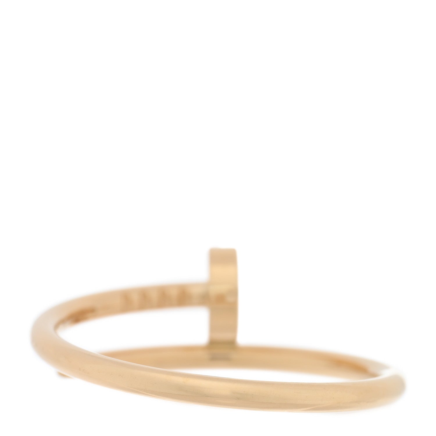 Cartier 18K Yellow Gold Small Juste Un Clou Ring 57 8 3 of 4