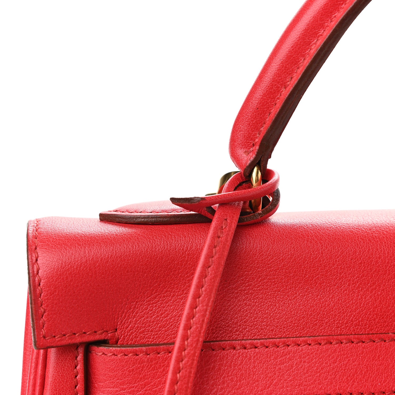 Hermes Gulliver Kelly Retourne 32 Rouge Vif 11 of 11