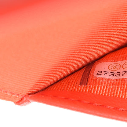 Chanel Lambskin Quilted Passport Holder Red 7 of 8