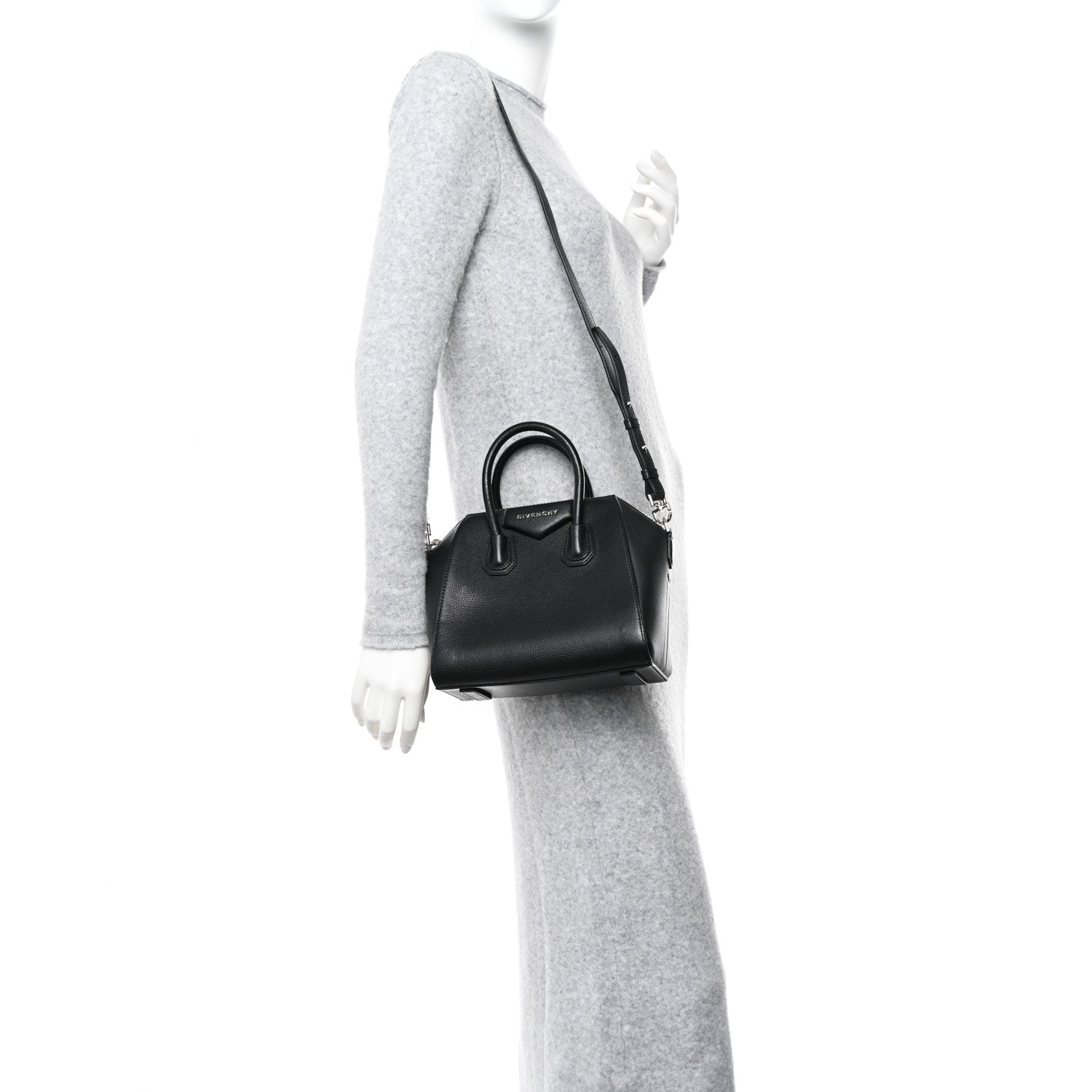 Givenchy Sugar Goatskin Mini Antigona Black 2 of 10