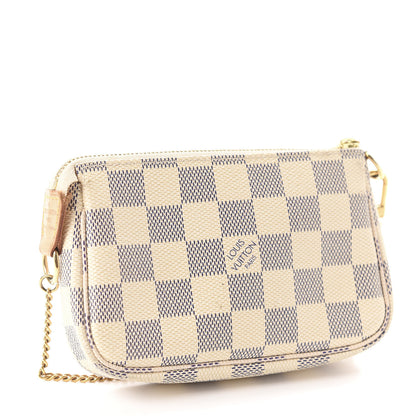 Louis Vuitton Damier Azur Mini Pochette Accessories 3 of 10