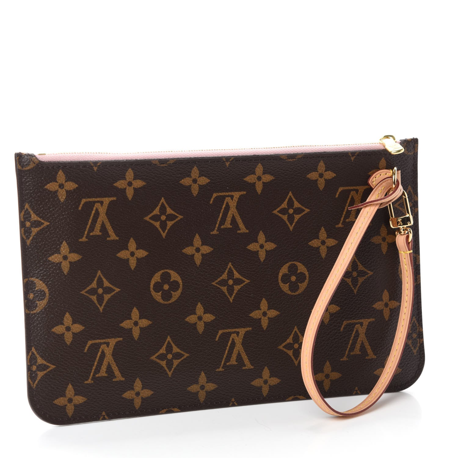 Louis Vuitton Monogram Neverfull MM GM Pochette Rose Ballerine 3 of 8