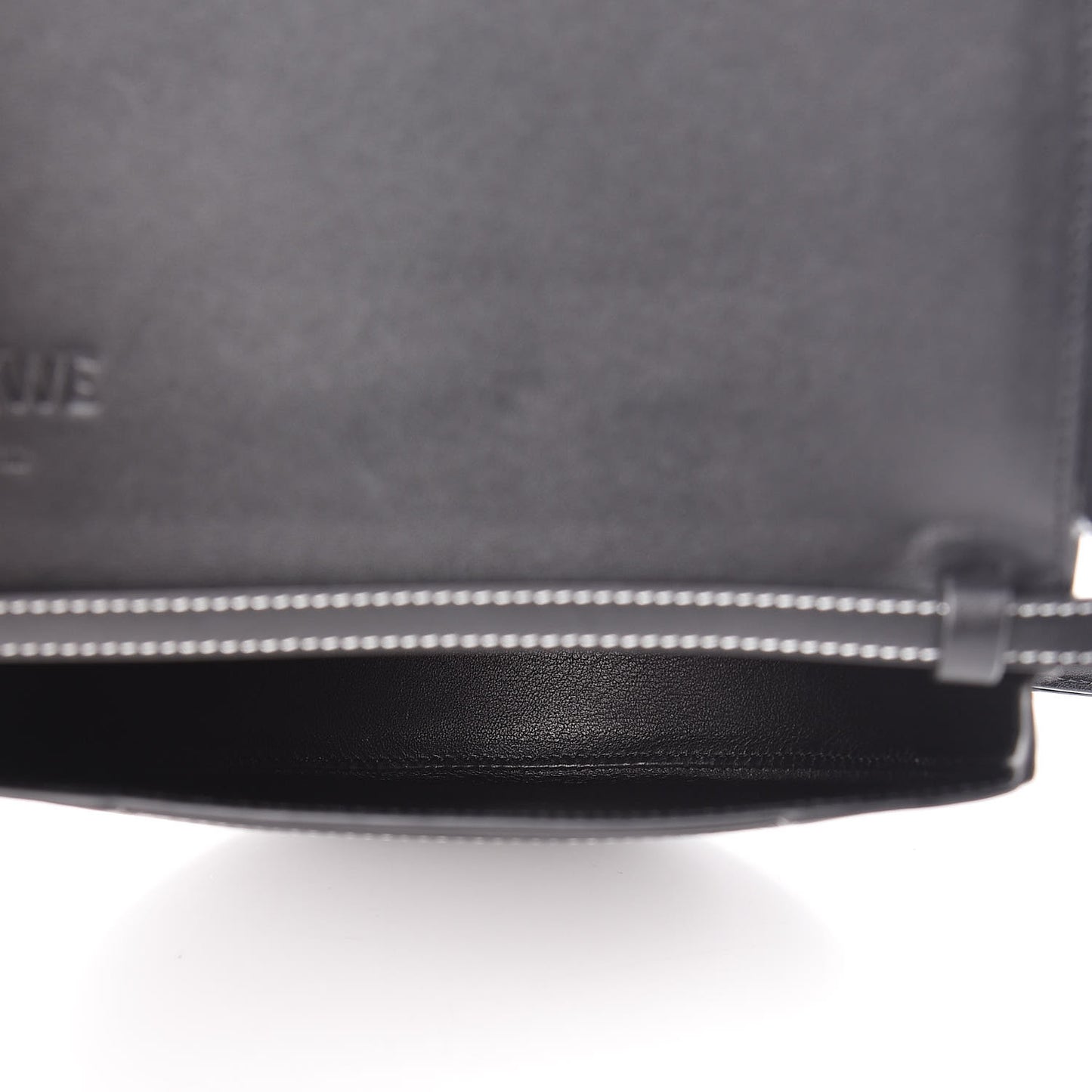 Smooth Calfskin Mini Heel Shoulder Bag Black