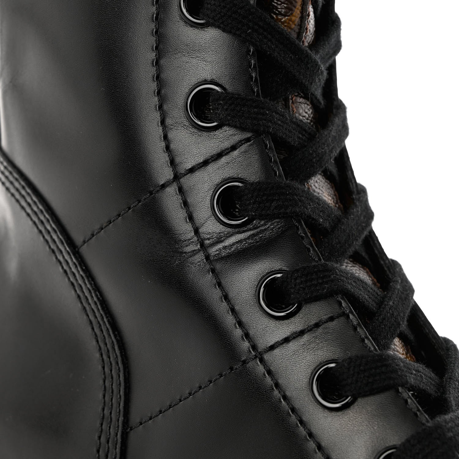 Louis Vuitton Calfskin Monogram Metropolis Flat Ranger Boots 37.5 Black 12 of 12