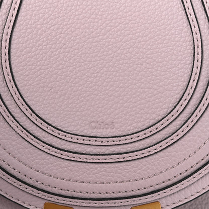 Chloe Grained Calfskin Small Marcie Saddle Bag Misty Lavender 7 of 9