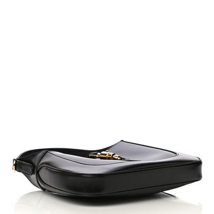 Gucci Boarded Dyana Lux Calfskin Small Jackie 1961 Hobo Black 4 of 12