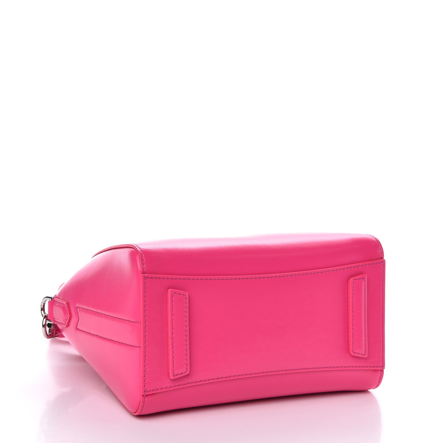 Shiny Lord Calfskin Mini Antigona Shocking Pink