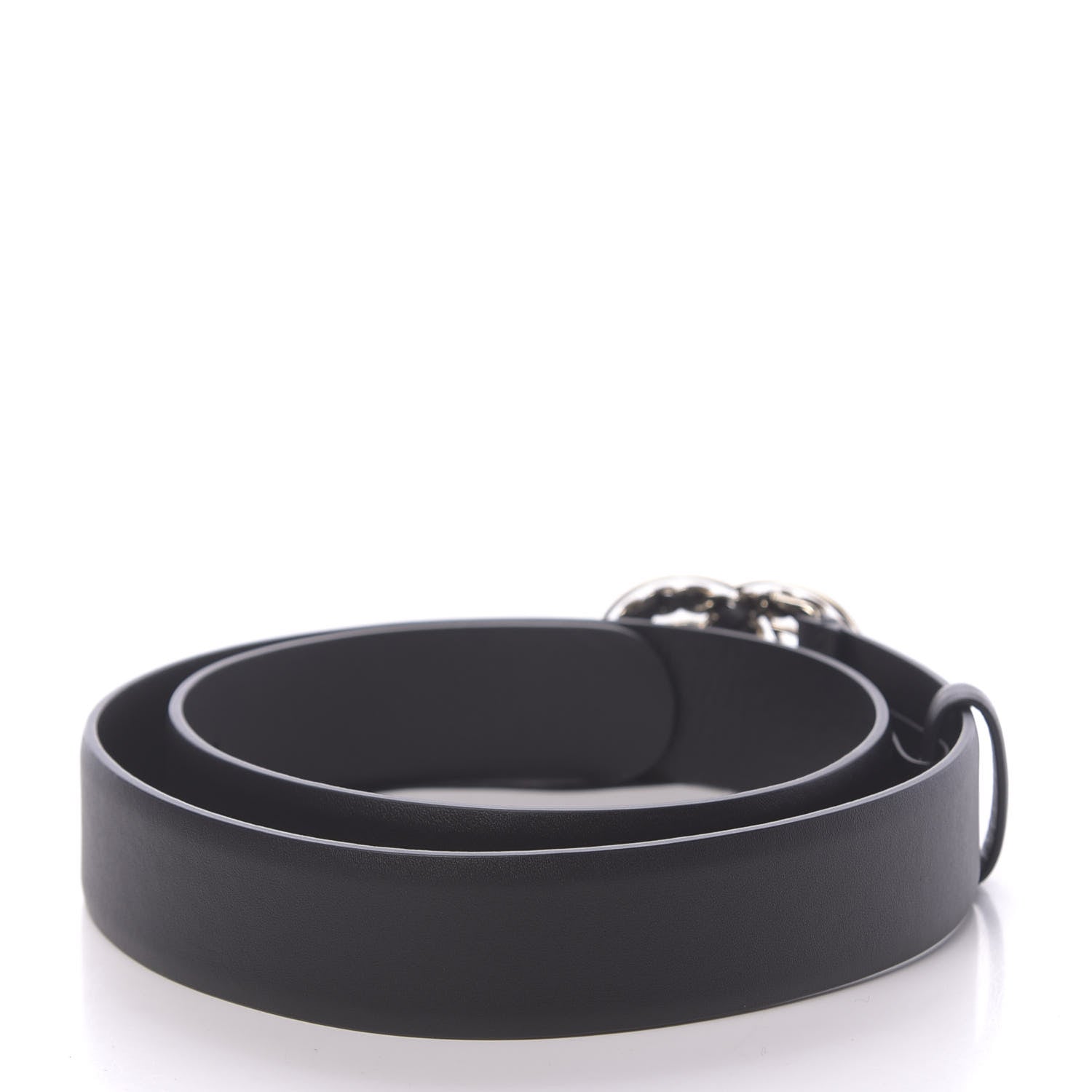 Chanel Calfskin CC Chain Belt 75 30 Dark Brown 2 of 8