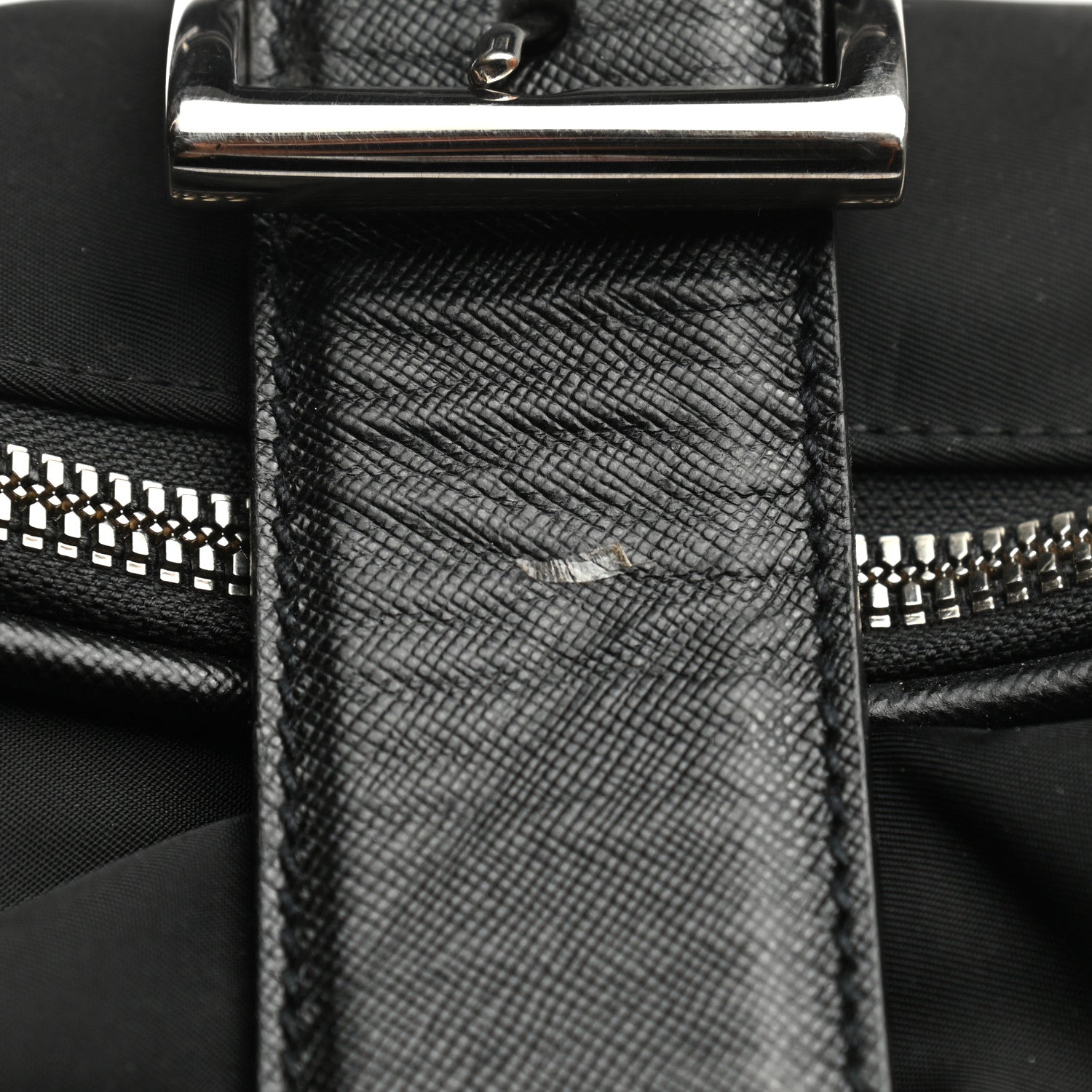 Prada Tessuto Nylon Saffiano Suitcase Black 14 of 17