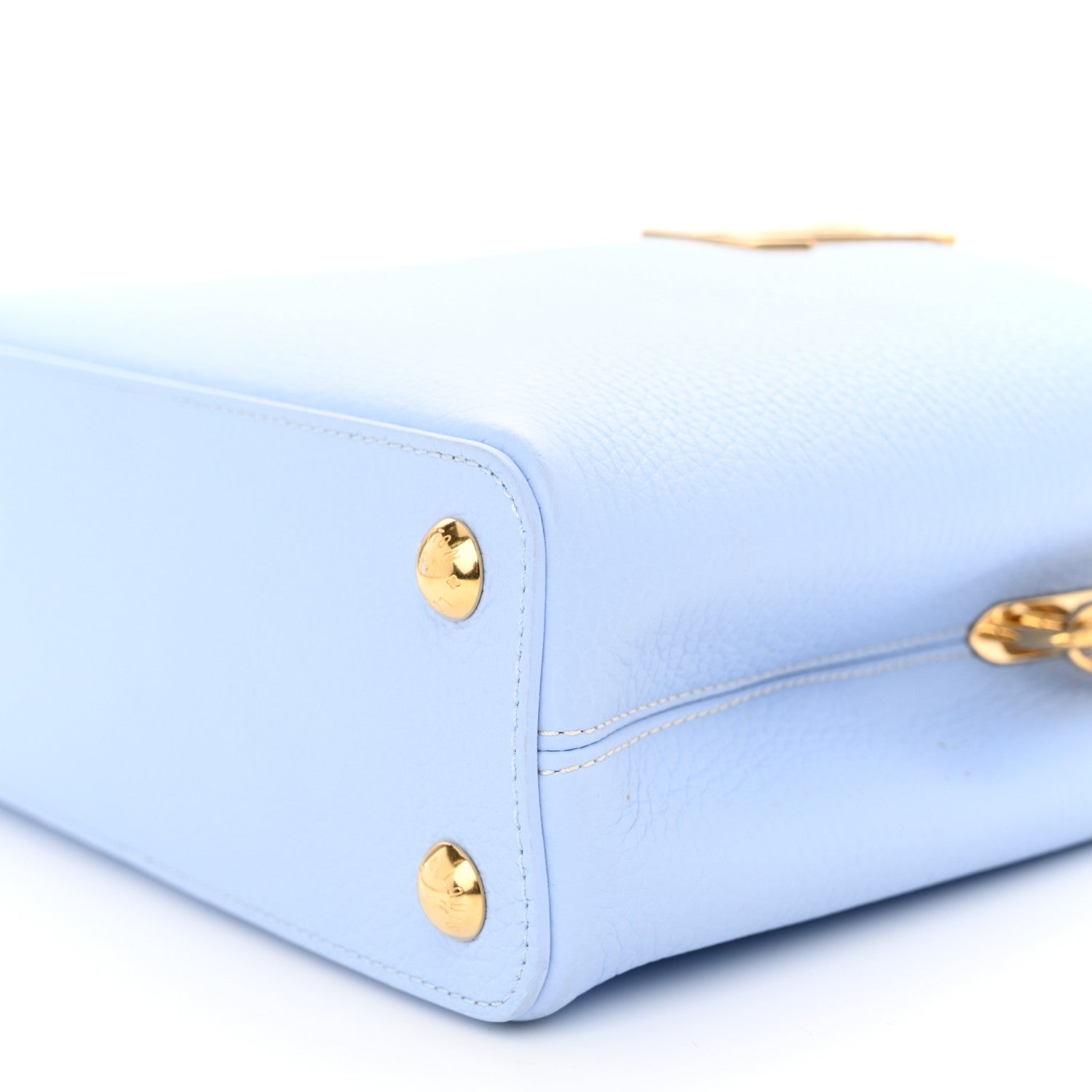 Louis Vuitton Taurillon MiniMe Capucines BB Candy Blue 9 of 10