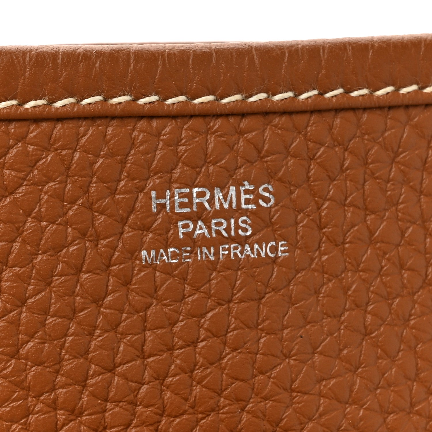 Hermes Taurillon Clemence Evelyne III PM Gold 6 of 11