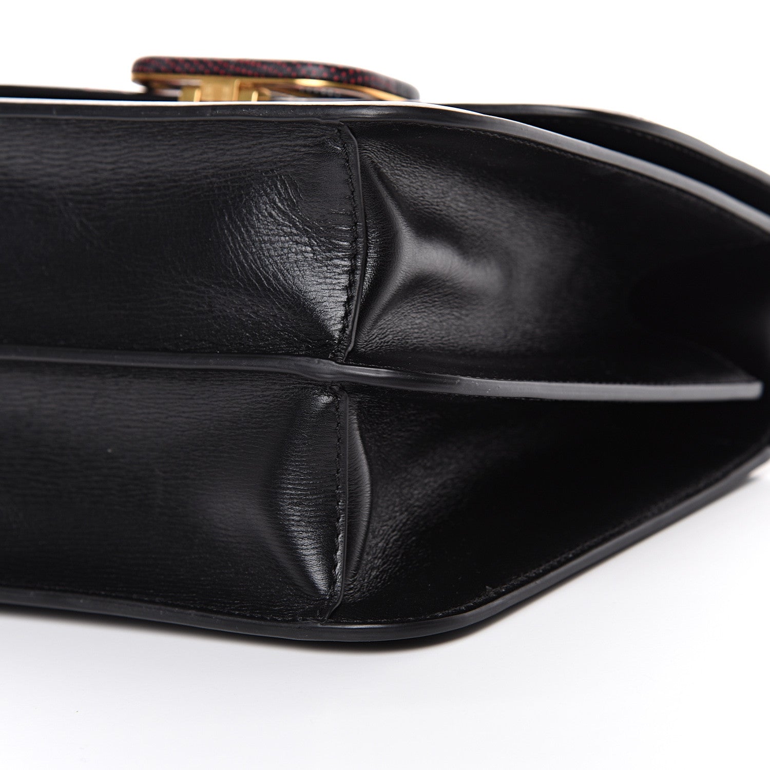 Valentino Garavani Calfskin Lips Crossbody Bag Black 8 of 8