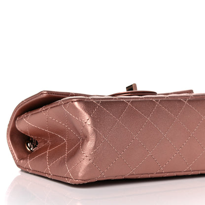 Chanel Metallic Grained Calfskin Quilted 2.55 Reissue Mini Flap Copper Pink 8 of 10