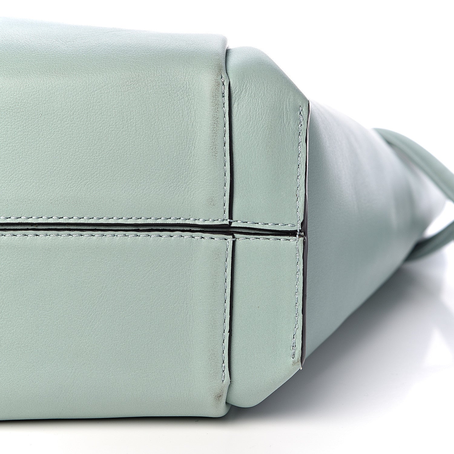 Loewe Calfskin Small Flamenco Knot Bag Light Blue 13 of 13