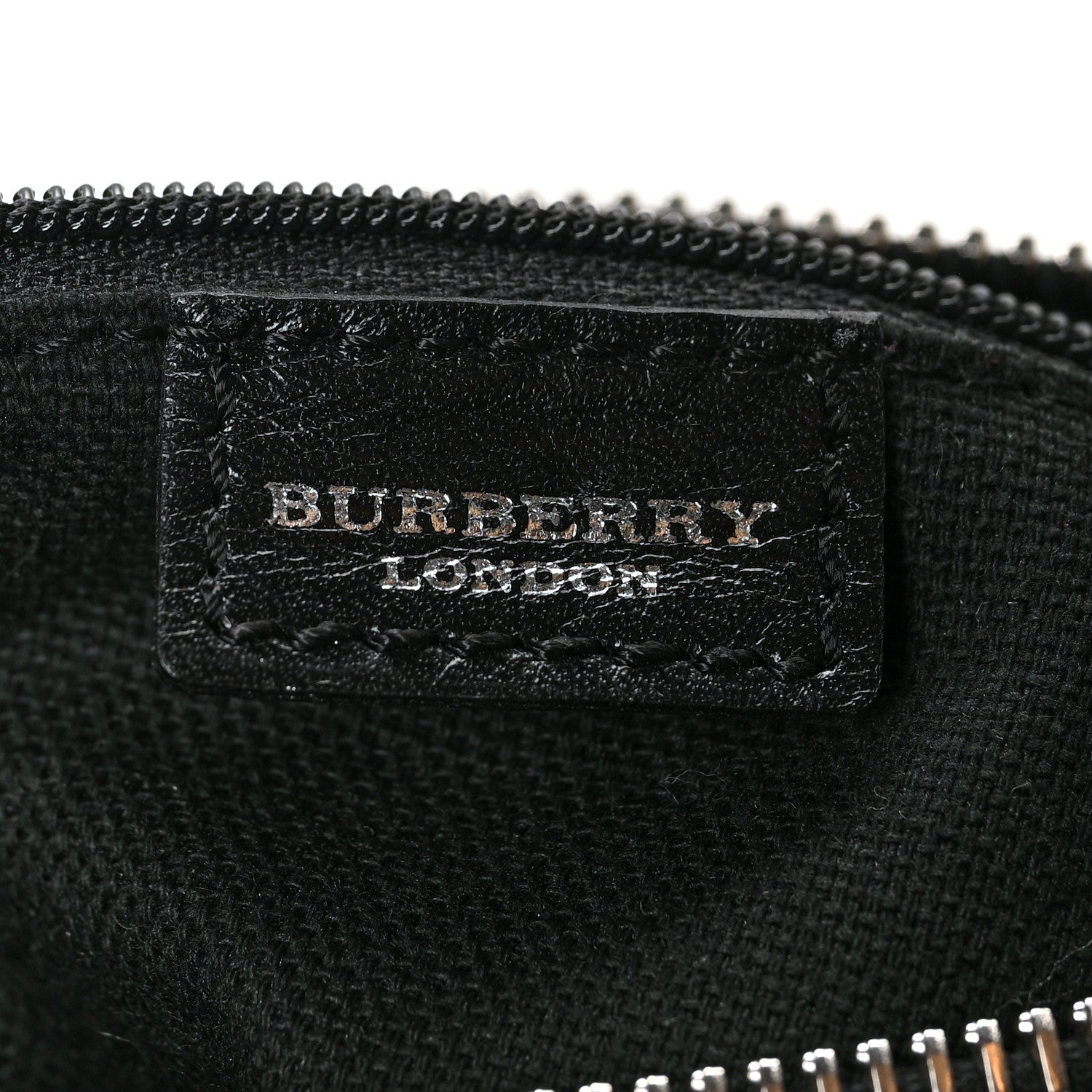 Burberry House Check Studded Satchel Black 6 of 10