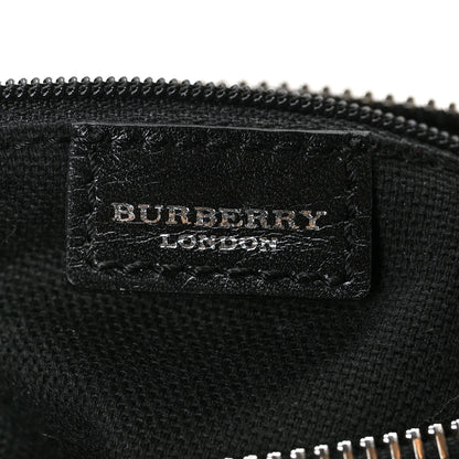 Burberry House Check Studded Satchel Black 6 of 10