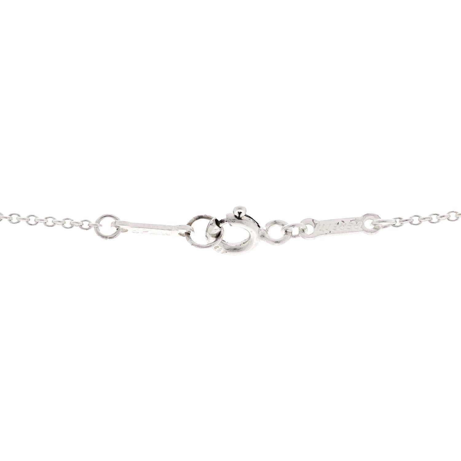 Tiffany Sterling Silver Elsa Peretti 14mm Open Heart Pendant Necklace 4 of 6
