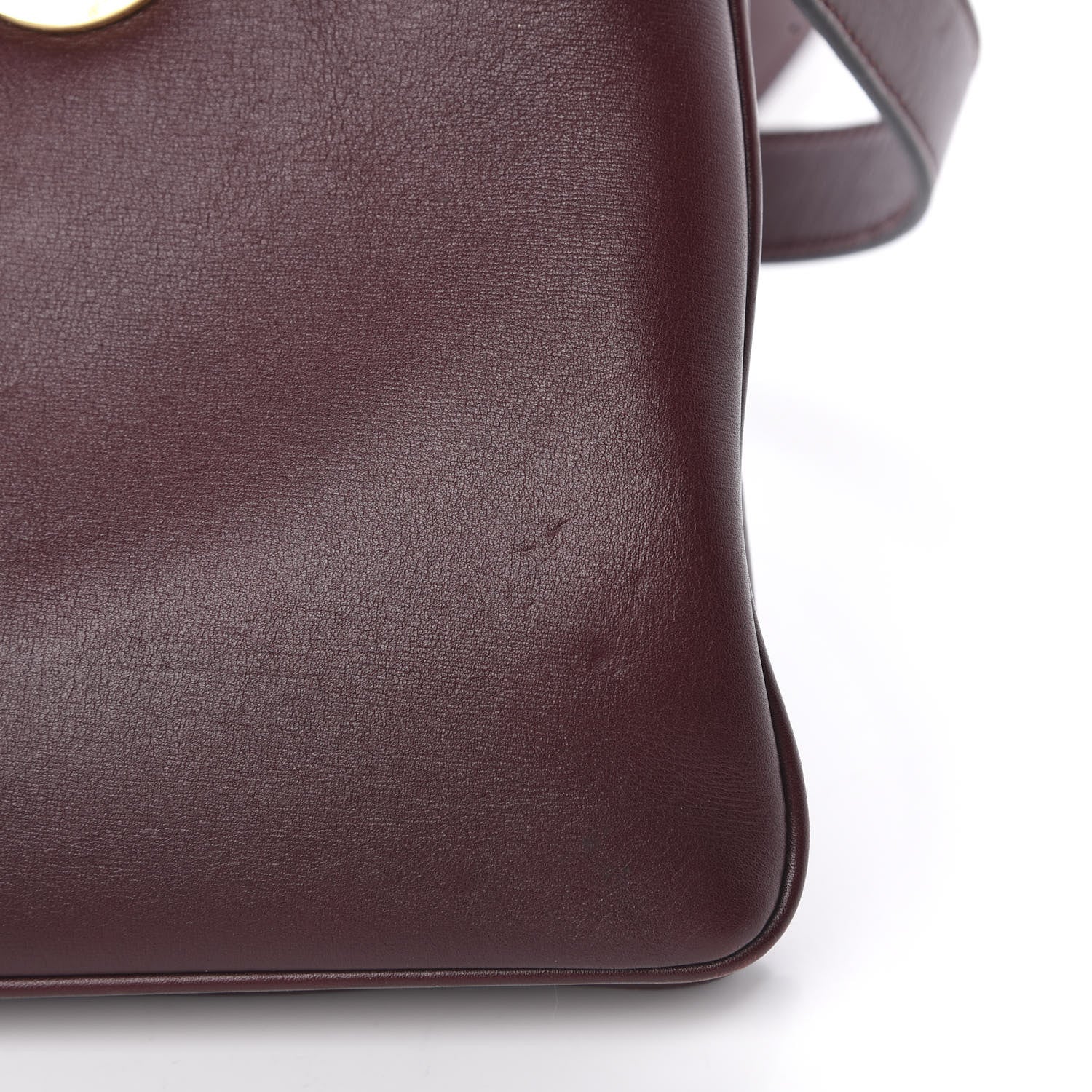 Gucci Vitello Palmellato Lux Large Arli Top Handle Bag Vintage Bordeaux 18 of 23