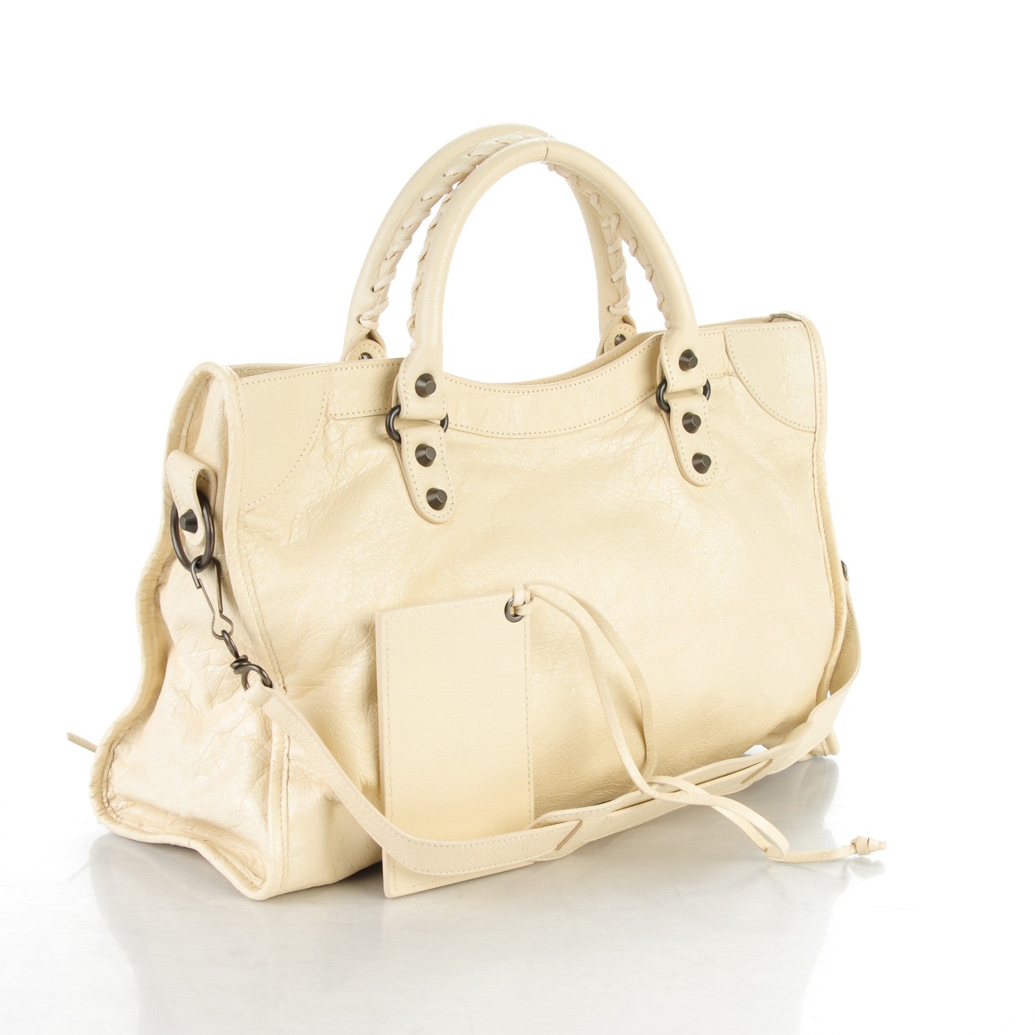 Balenciaga Agneau Classic Hardware City Blanc Creme Light Craie 3 of 7