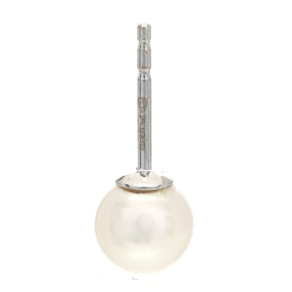 Mikimoto 18K White Gold Akoya Pearl 6-6.5mm Stud Earrings 7 of 8