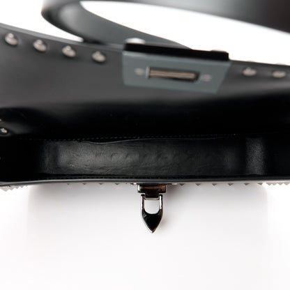 Valentino Garavani Smooth Calfskin E/W Rockstud23 Shoulder Bag Black 5 of 10