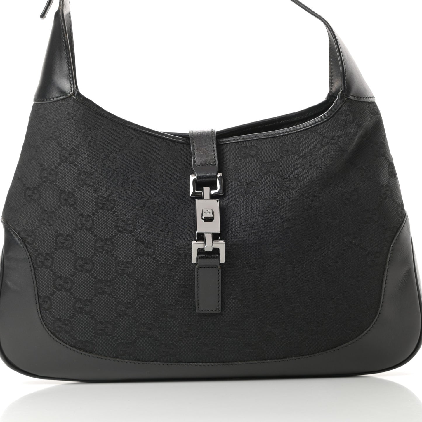 Monogram Small Jackie O Hobo Black