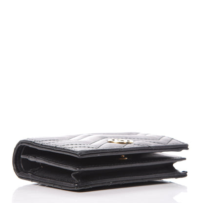Gucci Calfskin Matelasse GG Marmont Card Case Wallet Black 4 of 10
