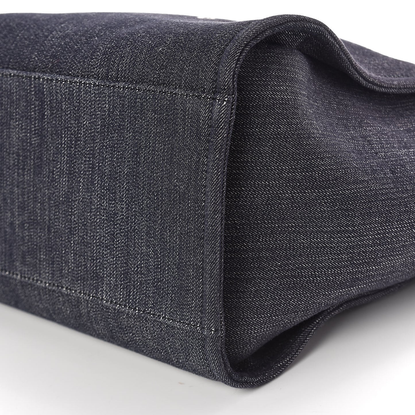 Denim Large Deauville Tote Dark Blue