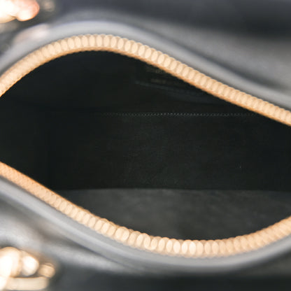 Christian Dior Calfskin Studded Sequin Medium Lady Dior Black 5 of 10