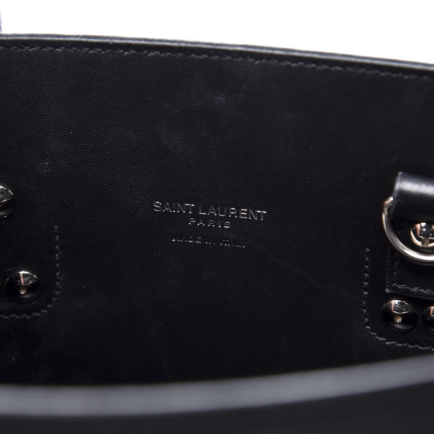 Saint Laurent Grained Calfskin Baby Sac De Jour Black 5 of 11