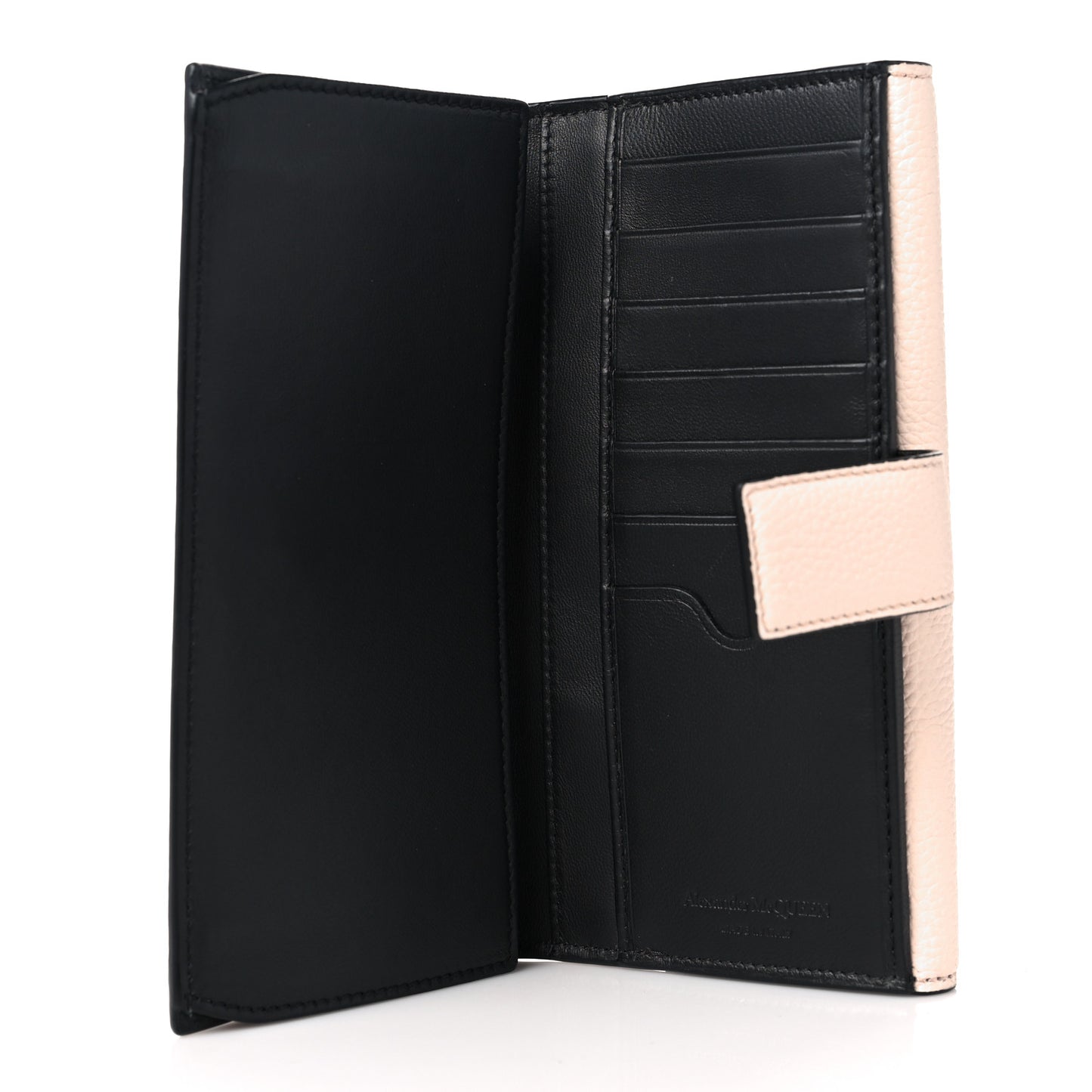 Pebbled Calfskin Skull Continental Wallet Teint