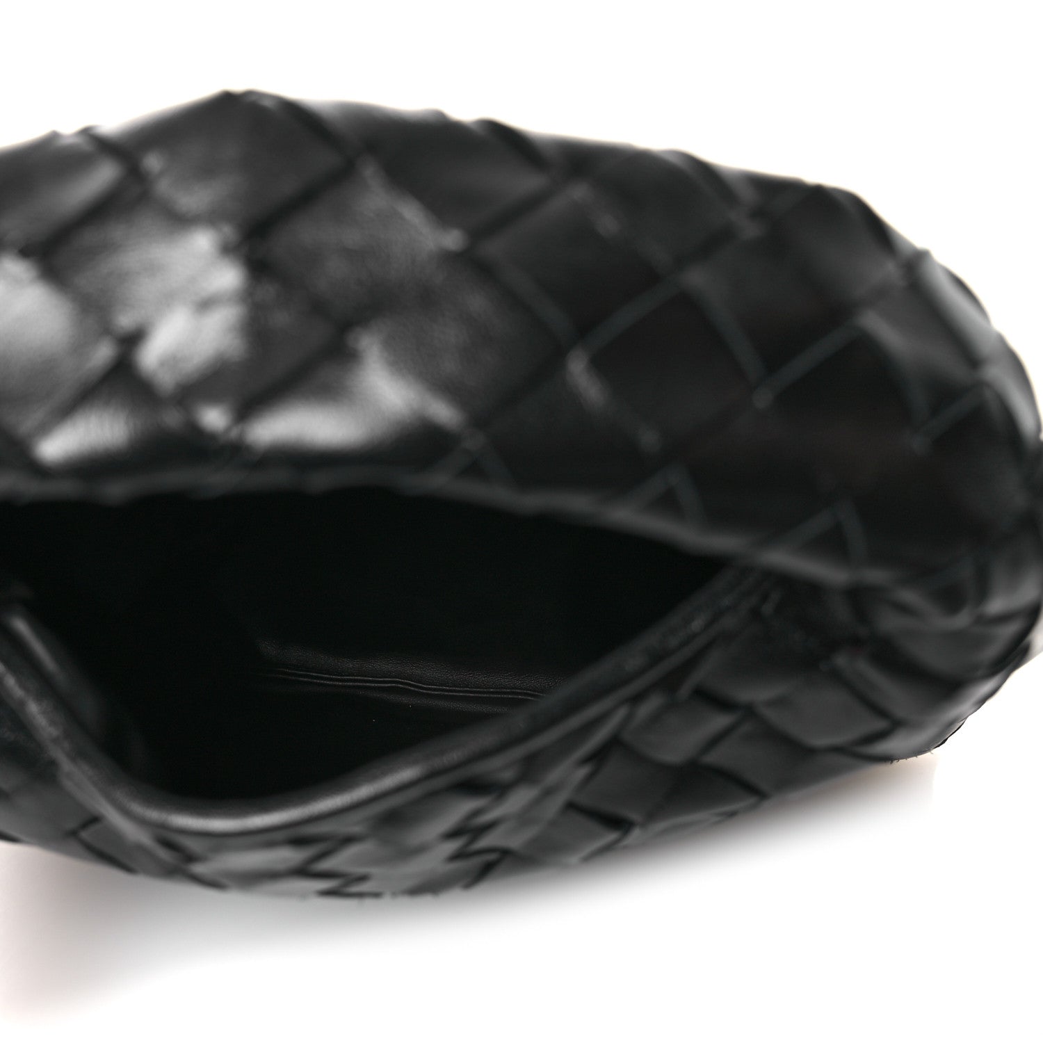 Bottega Veneta Calfskin Intrecciato Mini Hop Black 5 of 11