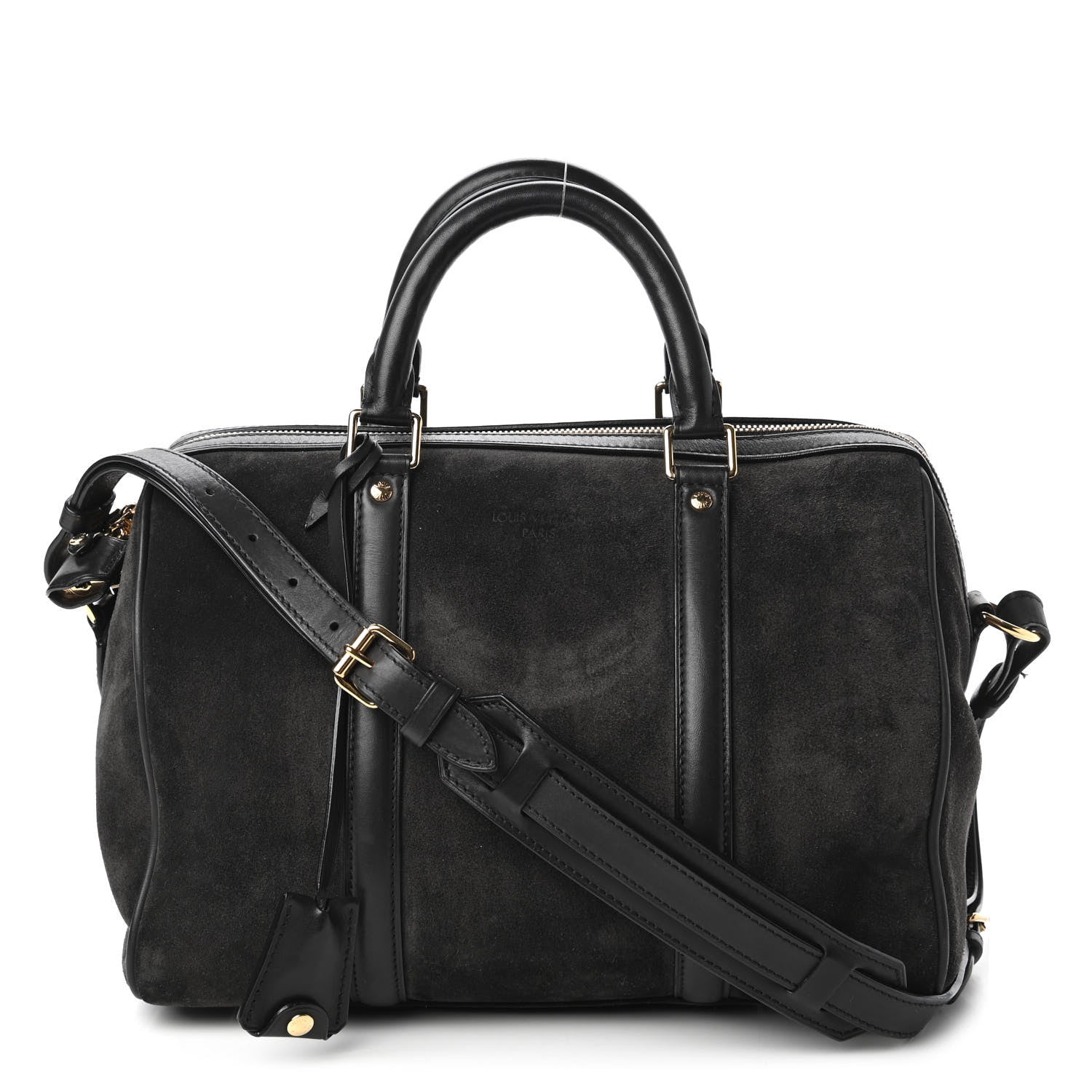 Louis Vuitton Suede Calfskin SC Bag PM Asphalt 1 of 9
