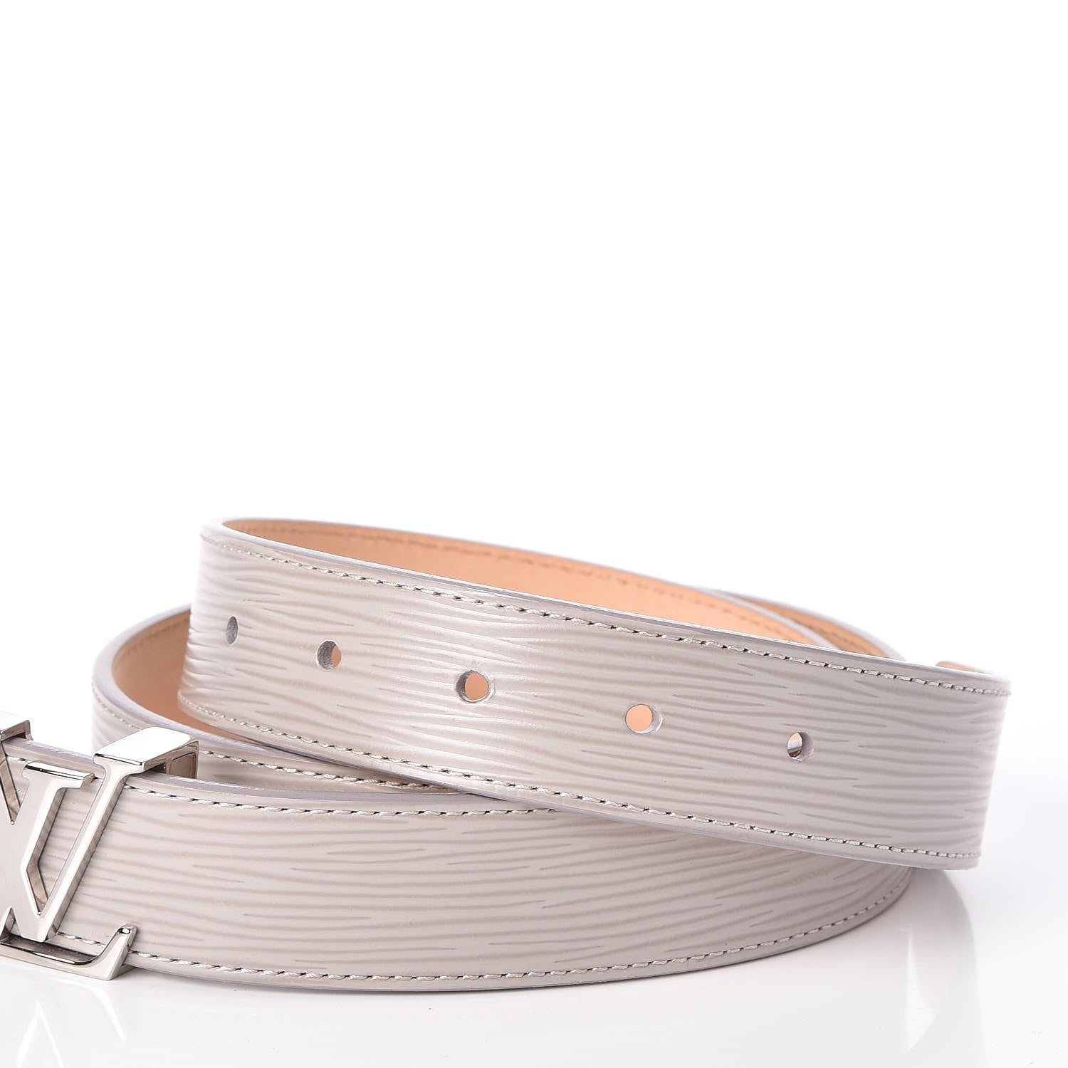 Louis Vuitton Epi 30mm LV Initiales Belt 85 34 Lilac 4 of 6
