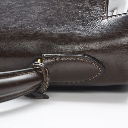 Hermes Box Kelly Retourne 32 Chocolate 12 of 22