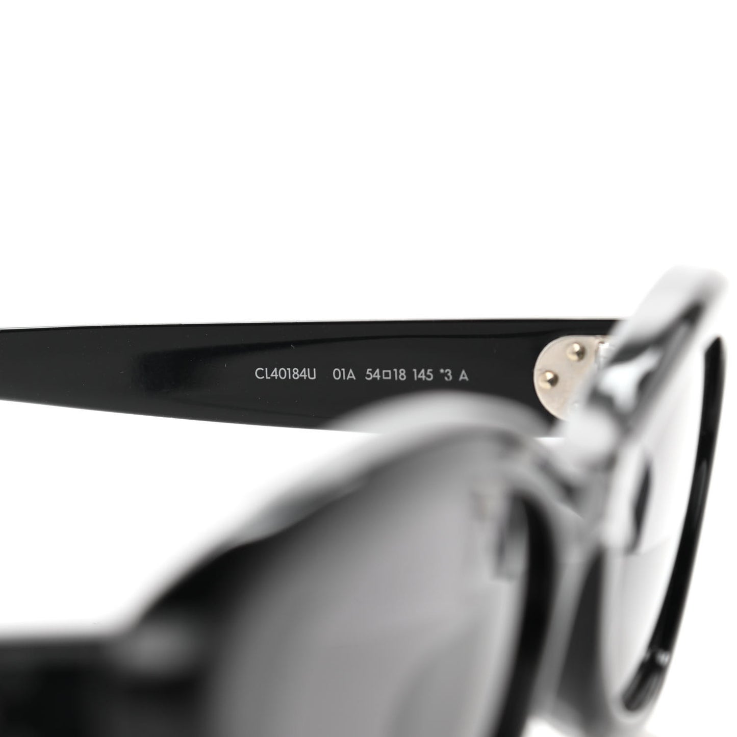 Acetate Cat Eye Sunglasses CL40184U Black