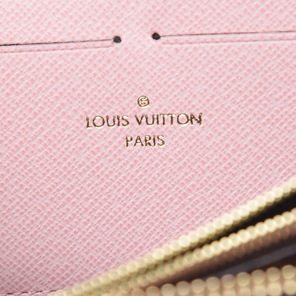 Louis Vuitton Monogram Clemence Wallet Rose Ballerine 6 of 8