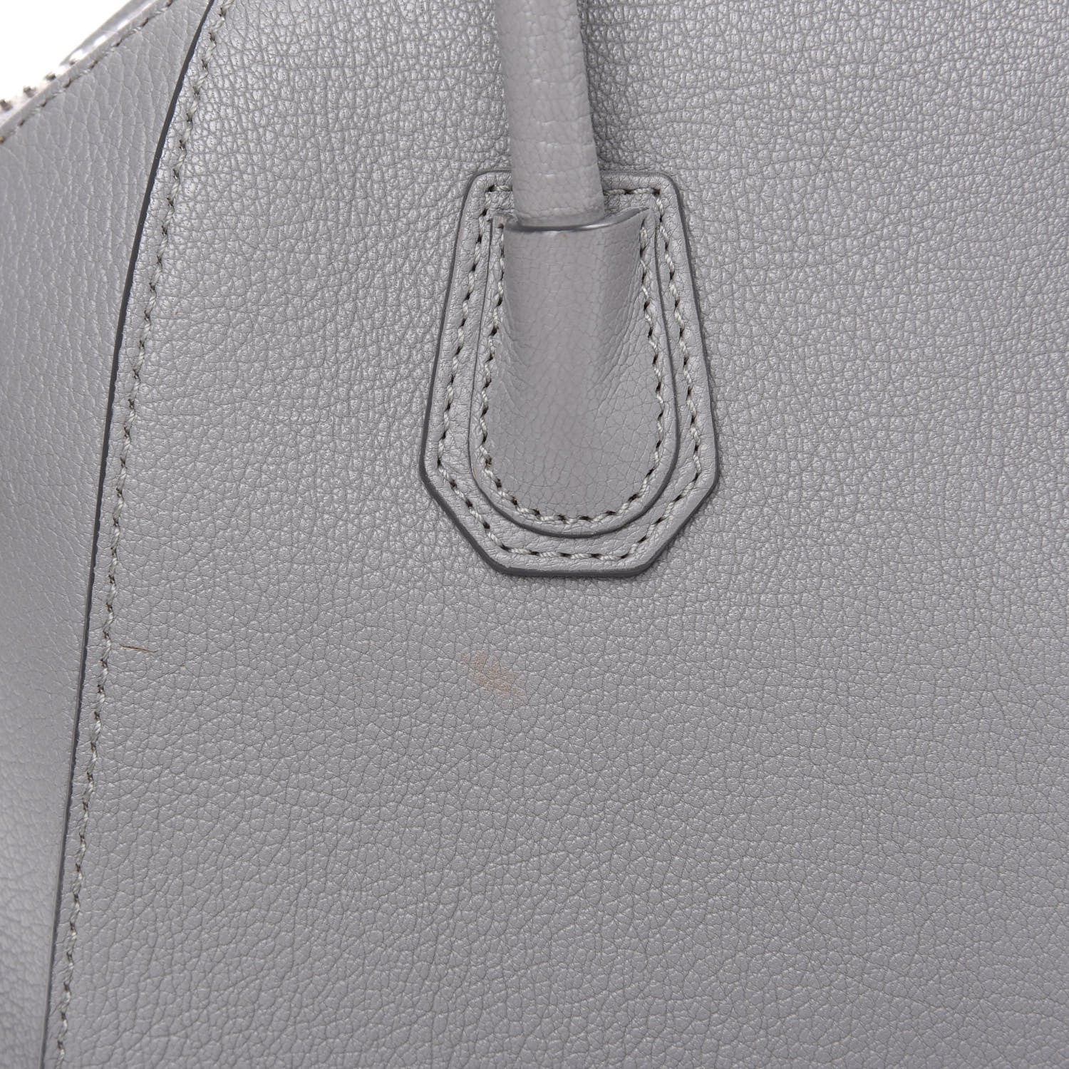 Givenchy Sugar Goatskin Mini Antigona Pearl Grey 9 of 9