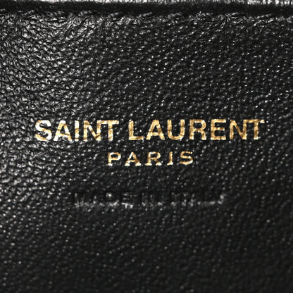 Saint Laurent Calfskin Baby Monogram Downtown Cabas Oyster Grey 6 of 10