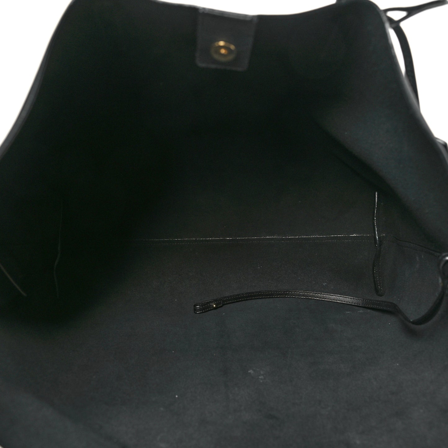 Calfskin Large Shopping Tote Black