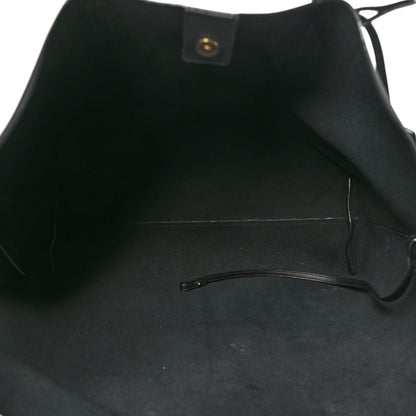Saint Laurent Calfskin Large Shopping Tote Black 6 of 10