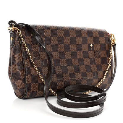 Louis Vuitton Damier Ebene Favorite MM 3 of 9