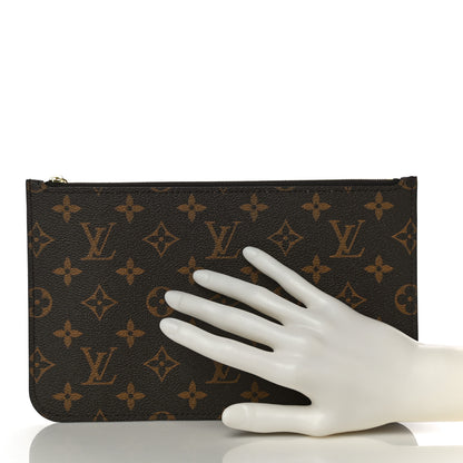Louis Vuitton Monogram Neverfull MM GM Pochette 2 of 9
