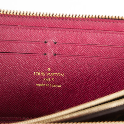 Louis Vuitton Monogram Clemence Wallet Fuchsia 6 of 7