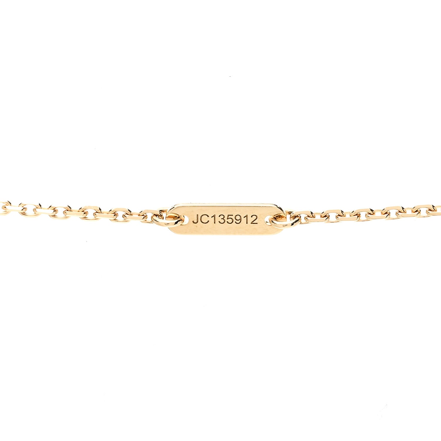 Van Cleef & Arpels 18K Yellow Gold Mother of Pearl Sweet Alhambra Pendant Necklace 5 of 6