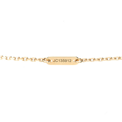 Van Cleef & Arpels 18K Yellow Gold Mother of Pearl Sweet Alhambra Pendant Necklace 5 of 6