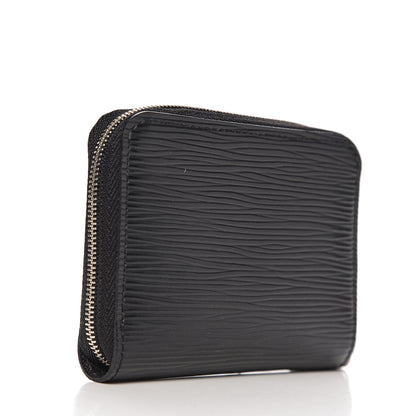 Louis Vuitton Epi Zippy Coin Purse Black 2 of 5
