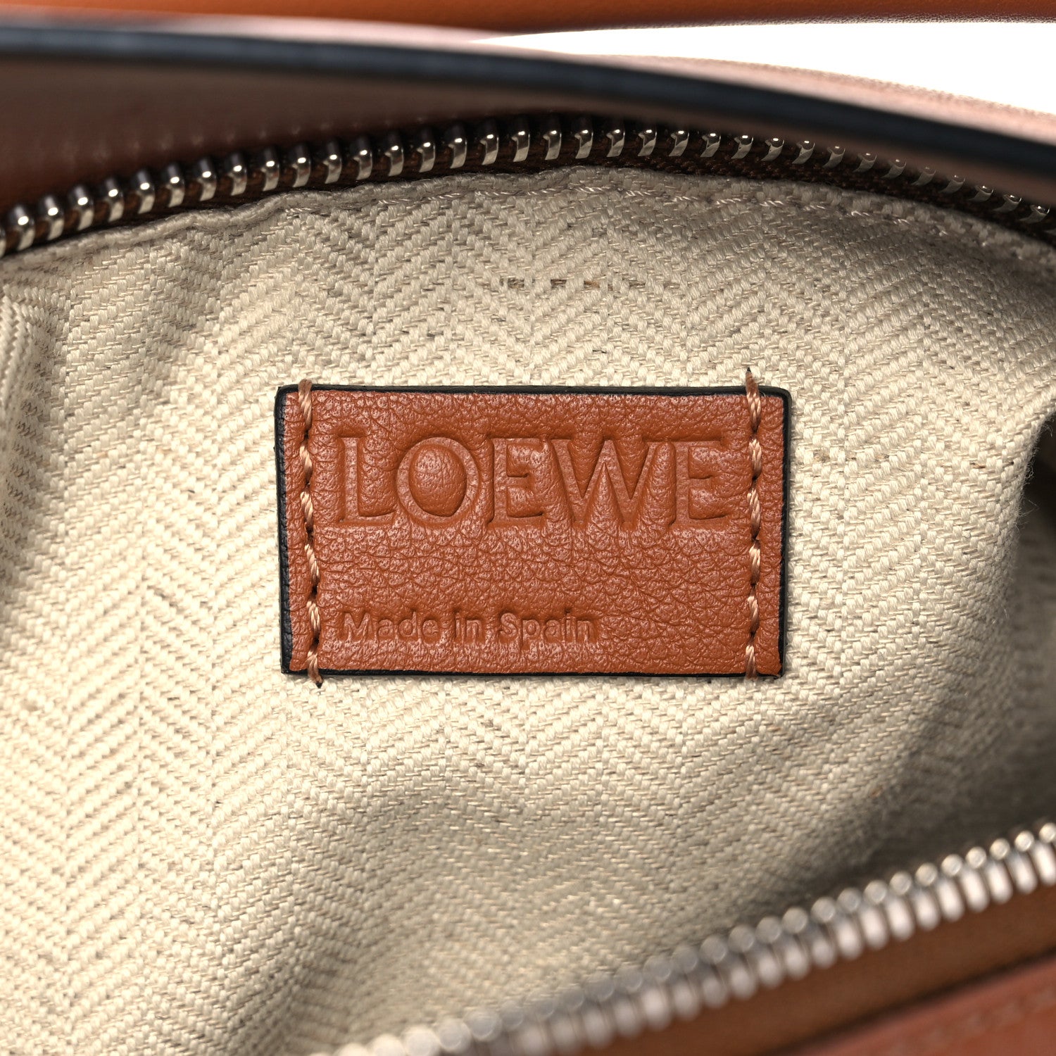 Loewe Calfskin Small Puzzle Bag Tan 5 of 16